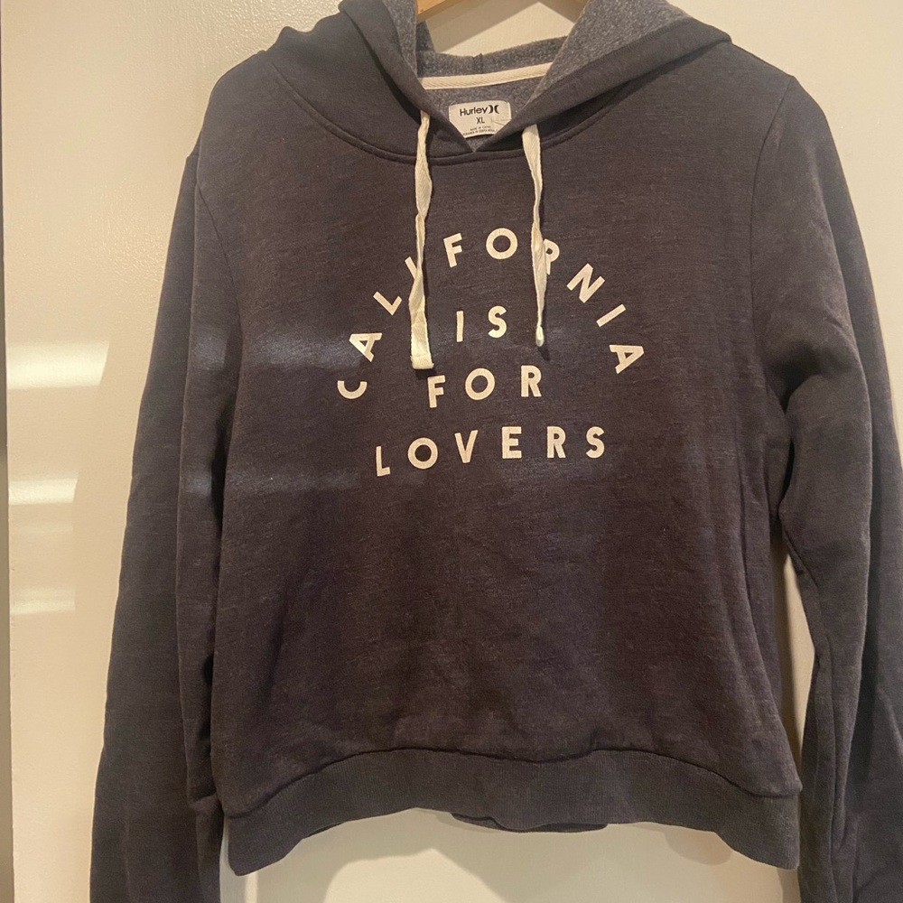 Hurley Women's dark grey Hoodie - California Is For Lovers